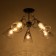 Chandelier "Marianna" 5he27 40W Black 69x69x32.5cm Bayerlux