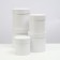 A set of hats 5 in 1 "White", 20 × 20 × 20 - 13.5 × 13.5 × 13.5 cm