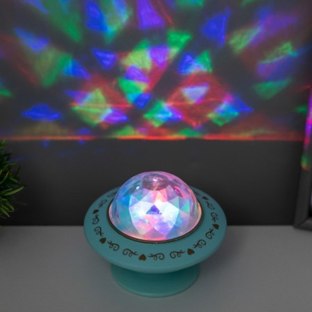 Fuzn-spectator "Fusion" LED 3HLR44 disco, blue 12x12x10 cm Risalux-12
