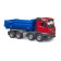 Bruder Mercedes dump truck, red color with blue