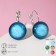 Earrings Assorted "Circle Vignet" Donation, Mix color