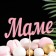 Topper "Mom" pink 13x5 cm