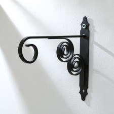 Bracket for kashpo kovyani, 30 cm, metal, black