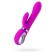 A vibrator with a clitoral stimulator of Jos Joly, Wow-mode, fuchsia, 19.6 cm