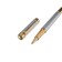 Handle Gift Roller, in the leatherette case, the body is gray, gold