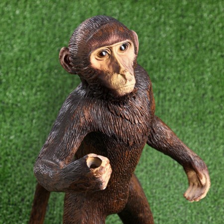 Garden figure "Monkey under the lamp" 53x23x30cm-4