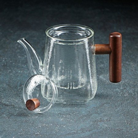 Glass tens of tenshini, 650 ml, 18 × 9.5 × 14 cm, glass sieve-2