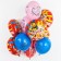 Foil ball 18 "Puppy patrol. Friendly team", Circle, Red