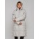 Coat insulated winter female, size 50, light-gray color