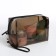 Cosmetic bag with lightning, black/transparent color