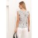 Top female, size 48, white/black color