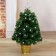 Fibrooptic Christmas tree "light" 60 cm d of the lower tier 35 cm 54 branches