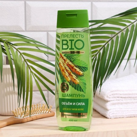 Shampoo for all types of hair "Bio" volume and strength, 400 ml