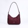 Women's bag Textura, baguette, small size, burgundy color