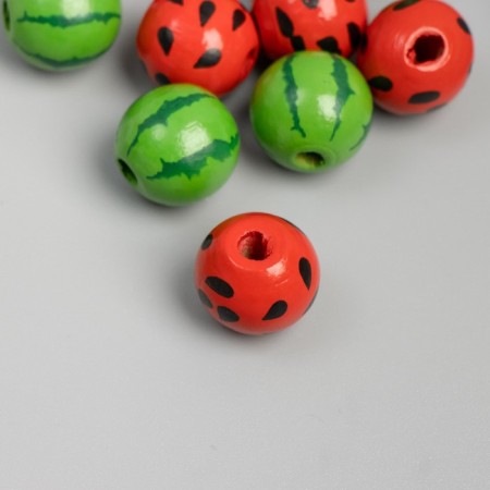 Beads tree for creativity "watermelon" d = 1.6 cm set 10 pcs-1