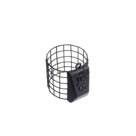 Metallic feeder X-Feeder Me Submarine M Grid, Matt Black, 50 g, 28 ml-1