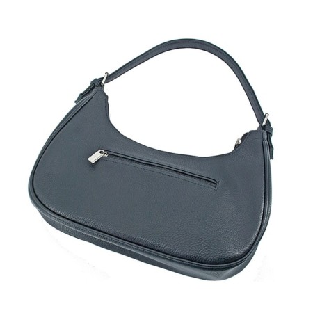Female bag, artificial leather, blue 29x7x15 cm-2