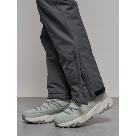 Semicunners of women's winter, size 42, dark gray color-19