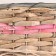 Kashpo wicker, rectangular, 23x15xh12cm, natural/pink