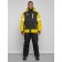 Ski costume male winter, size 50, yellow color