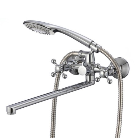 MILARDO DUPLEX DUPSBL2M10 bath mixer, pour 324 mm, chrome