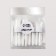 Storage set, 4 items, white/transparent color