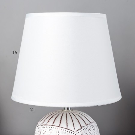 Carolina table lamp E14 40W white 20x20x30 cm Risalux-3