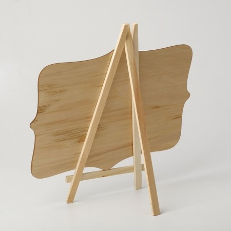 Cretaceous stand "On the easel" 20 × 30, elongated corners, black color-2