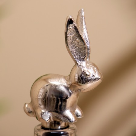 Circle for a bottle "Rabbit" aluminum 6x3.5x15 cm-3