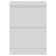 The chest of drawers "Warma 2", 403 × 400 × 548 mm, with two drawers, white color