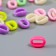 Link chain plastic for creativity pastel 15 g 1.6x1.1 cm