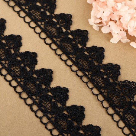 Lace Hypure, 45 mm × 6.8 ± 0.5 m, black color-1