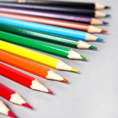 Colored pencils, 12 colors, trihedral, puppy patrol-2