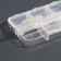 Organizer for decor, 6 cells, 5.3 × 7.5 × 1.3 cm, the color is transparent