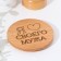 Circle-stand for the mug "I love my husband", beech, D 80mm