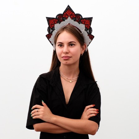 Carnival Kokoshnik "Gothic", felt