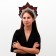Carnival Kokoshnik "Gothic", felt