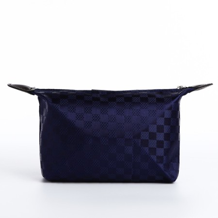Cosmetic bag with lightning, dark blue color-1
