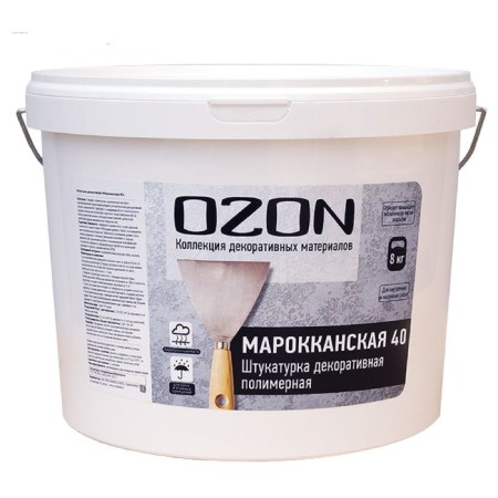 Decorative plaster Ozon "Moroccan 40" acrylic 8 kg
