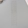 Stick plastic rhinestone "Pattering from a rhombus" silver 35x8 cm
