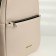 A backpack with a zipper, Textura, external pocket, light-beige color
