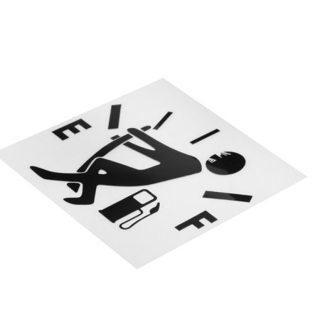 Sticker on the car "for refueling", 12 × 12 cm, black-2