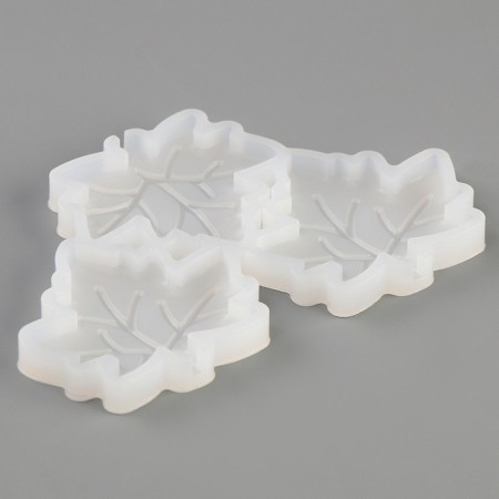 Silicone Mold "Leaves", universal, 10 × 7 × 0.5 cm-1