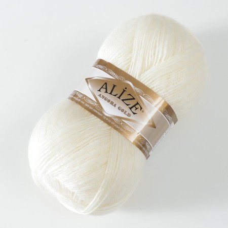 Yarn "Angora Gold" 20% wool, 80% acrylic 550m/100g (62)-1