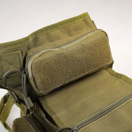 Leded bag "Adventure", camouflage, green-3
