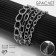 Bracelet "chain" of the interweaving, multi -tier, color silver, 19 cm