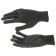 Nylon gloves, knitting class 13, with PVC dots, size 10, black
