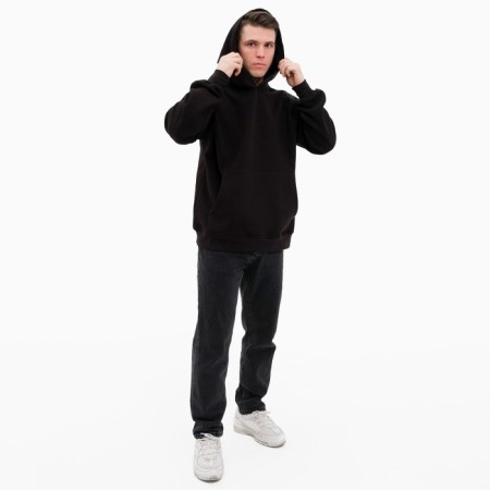 Hoods male, black color, size 54-4