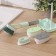 Raccoon Dishes “Practitioner”, Doster handle, 4 brushes, holder-stand, green color, green
