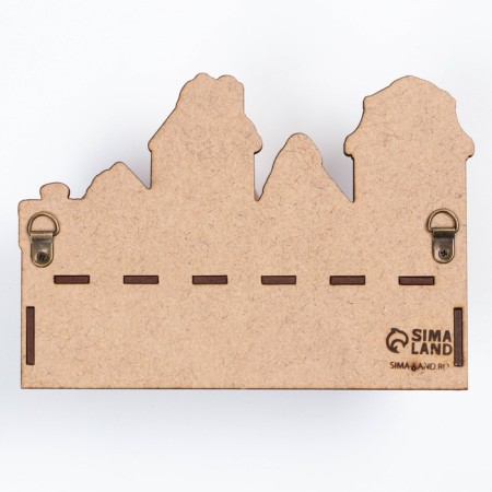 Key of plywood "Funned houses"-7